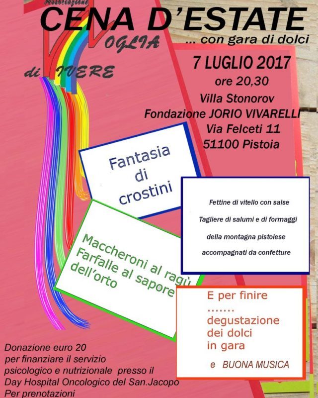 Cena d'estate fondazione